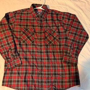 DIXXON Red and Black Checkered Shirt